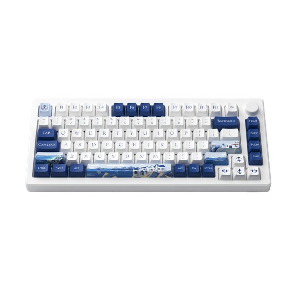 Bàn Phím Cơ Không Dây - AKKO MOD007B-HE PC Santorini / Sakura Pink Magnetic Switch