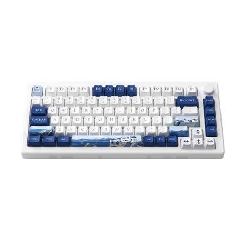 Bàn Phím Cơ Không Dây - AKKO MOD007B-HE PC Santorini / Sakura Pink Magnetic Switch