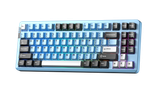 Bàn Phím Cơ Không Dây - Leobog Hi86 Blue Black White
