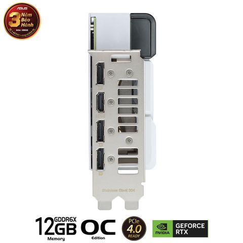 Card Màn Hình - VGA ASUS Dual GeForce RTX 4070 SUPER White OC Edition 12GB GDDR6X