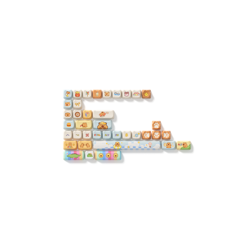 Akko Keycap Set - Capybara MAO ( PBT Dye-subbed / MAO Profile / 142 nút)