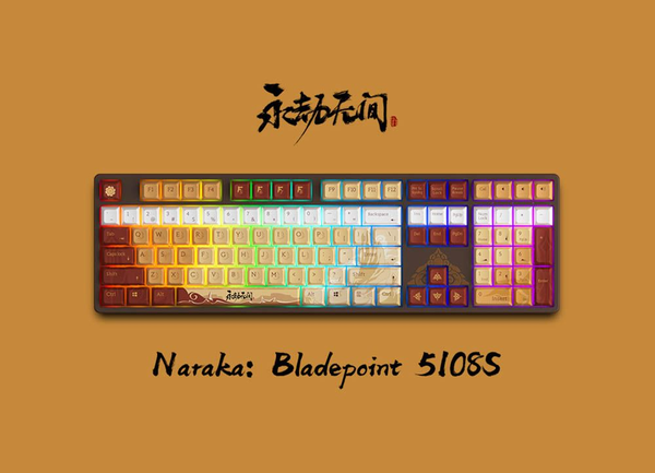 Bàn phím cơ có dây - AKKO 5108S Naraka Blade Point - Akko Cs Silver Switch
