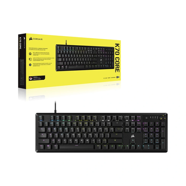 Bàn phím cơ có dây - Corsair K70 Core RGB Black
