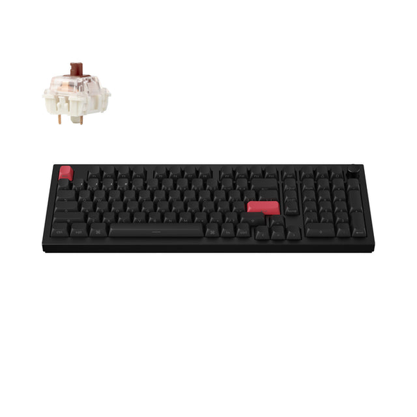 Bàn Phím Cơ Không Dây - Keychron Q5 Max Carbon Black Side Printed RGB / Wireless / Gateron Switch