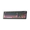 Bàn Phím Cơ Không Dây - Aula F108 Pro / Đen + Hồng gradient / Greywood v3 switch