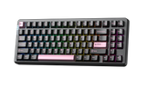 Bàn Phím Cơ Không Dây - Leobog Hi86 Black Pink