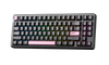 Bàn Phím Cơ Không Dây - Leobog Hi86 Black Pink