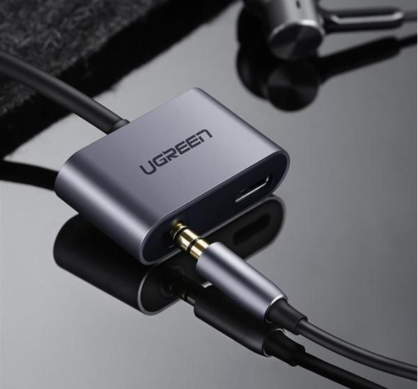 Cáp USB-C to Audio 3.5mm Hỗ Trợ Cổng Sạc Cao Cấp Ugreen 50596
