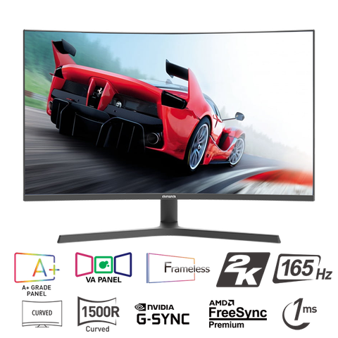 Màn Hình Máy Tính - AIWA MZ320G-Y 32inch / 165Hz / VA / 2K / 1ms