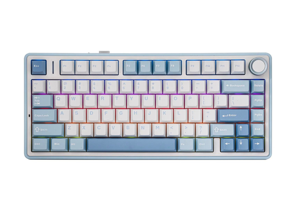 Bàn Phím Cơ Không Dây - AULA F75 Sea Salt / 3 mode