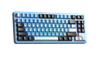 Bàn Phím Cơ Không Dây - Leobog Hi86 Blue Black White