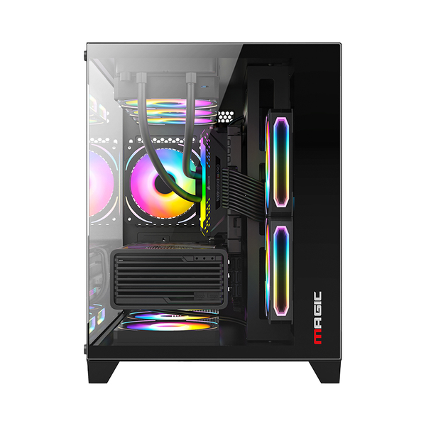 Case Máy Tính- Magic Aqua-M Ultra Pro (Đen/Trắng)