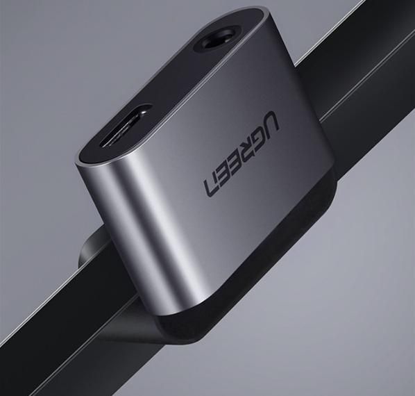 Cáp USB-C to Audio 3.5mm Hỗ Trợ Cổng Sạc Cao Cấp Ugreen 50596