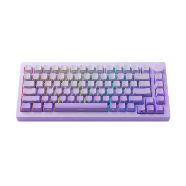 Bàn phím Cơ - MonsGeek M1W HE-SP V3 Lilac Purple (Magnetic Switches / 8K Hz Polling Rate Wired USB-C / Multi mode)