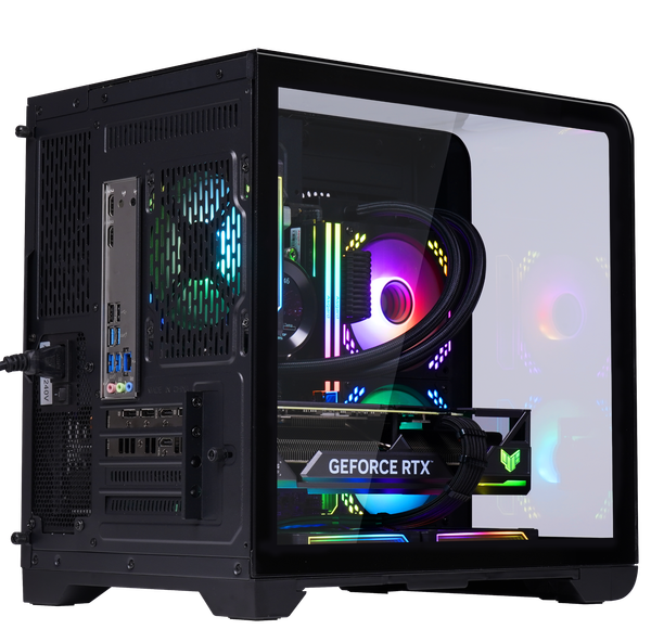 Case máy tính - MIK Barbatos M | Đen | Trắng