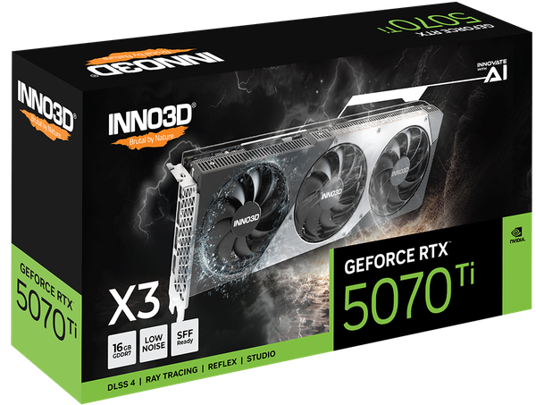 Card Màn Hình - INNO3D GeForce RTX™ 5070 Ti X3 16G