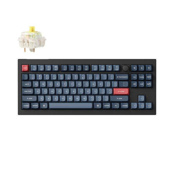 Bàn Phím Cơ Không Dây - Keychron V3 Max Carbon Black / Gateron Switch