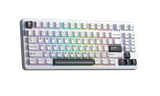 Bàn Phím Cơ Không Dây - Leobog Hi86 White Black