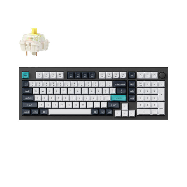 Bàn Phím Cơ Không Dây - Keychron Q5 Max Carbon Black / Wireless / Gateron Switch