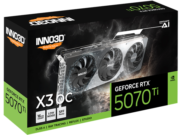 Card Màn Hình - INNO3D GeForce RTX™ 5070 Ti X3 OC 16G