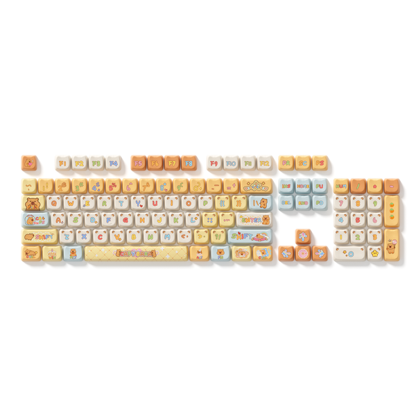 Akko Keycap Set - Capybara MAO ( PBT Dye-subbed / MAO Profile / 142 nút)