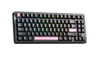 Bàn Phím Cơ Không Dây - Leobog Hi86 Black Pink
