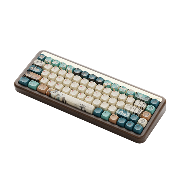 Bàn Phím Cơ Không Dây - AKKO MU01 Joy Of Life (Hotswaps, RGB, Multi-modes, Akko V3 Piano Pro Switch)