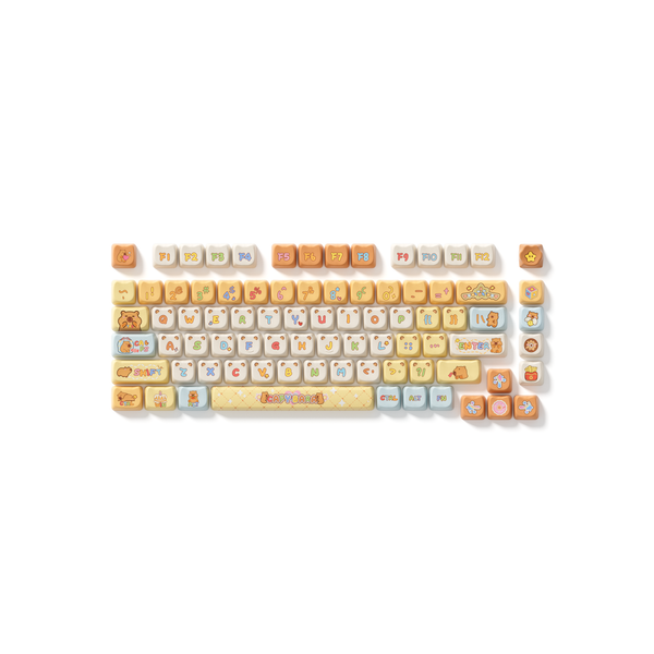 Akko Keycap Set - Capybara MAO ( PBT Dye-subbed / MAO Profile / 142 nút)