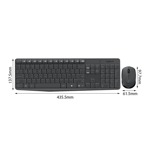 Combo phím chuột không dây - Logitech MK235 Wireless