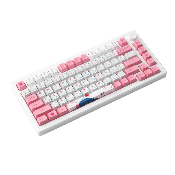 Bàn Phím Cơ Không Dây - AKKO MOD007B-HE PC Tokyo / Sakura Pink Magnetic Switch