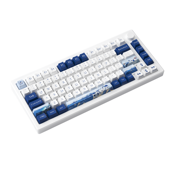 Bàn Phím Cơ Không Dây - AKKO MOD007B-HE PC Santorini / Sakura Pink Magnetic Switch