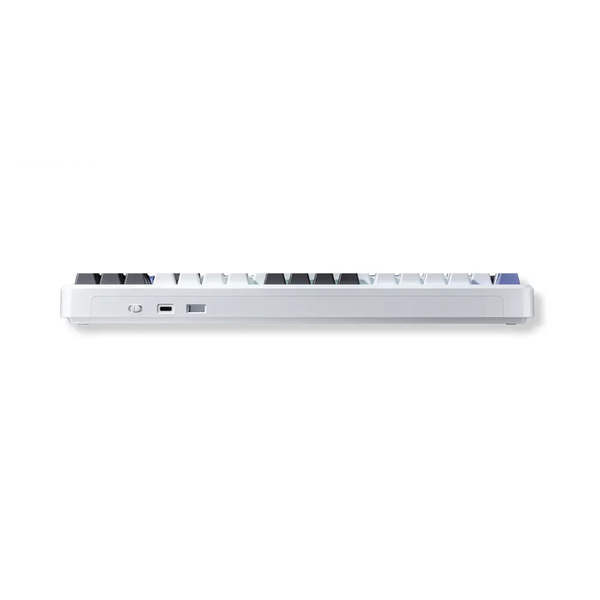 Bàn Phím Cơ Không Dây- AULA F87 White Blue / 3 Mode / Grey Wood V3 Switch