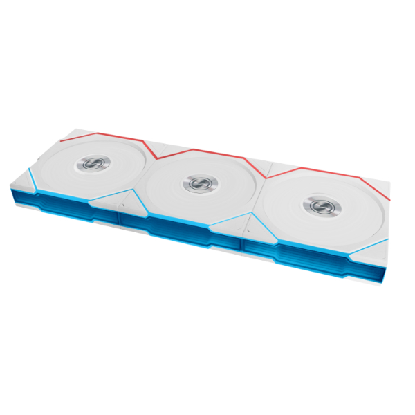 Bộ Fan LIAN LI UNI Fan TL120 Reverse Blade Wireless / Black - White / 3 Fan