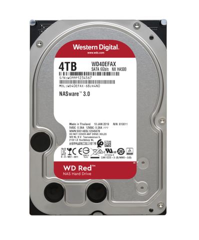 Ổ Cứng WD - 4TB / Red / 5400RPM