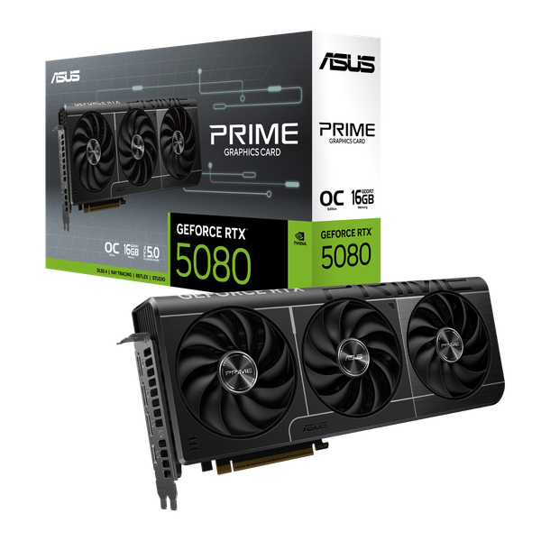 Card Màn Hình - ASUS PRIME GeForce RTX™ 5080 16GB GDDR7 OC Edition