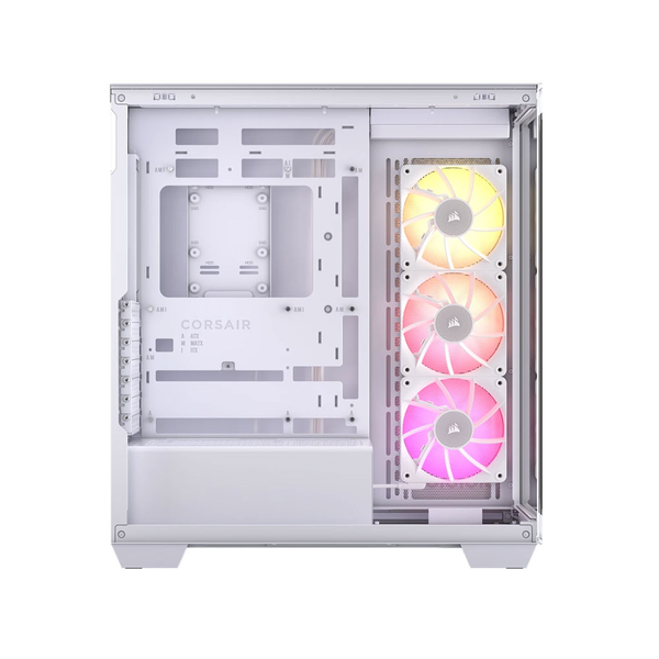 Case máy tính - Corsair iCUE Link 3500X TG Mid Tower | Black | White