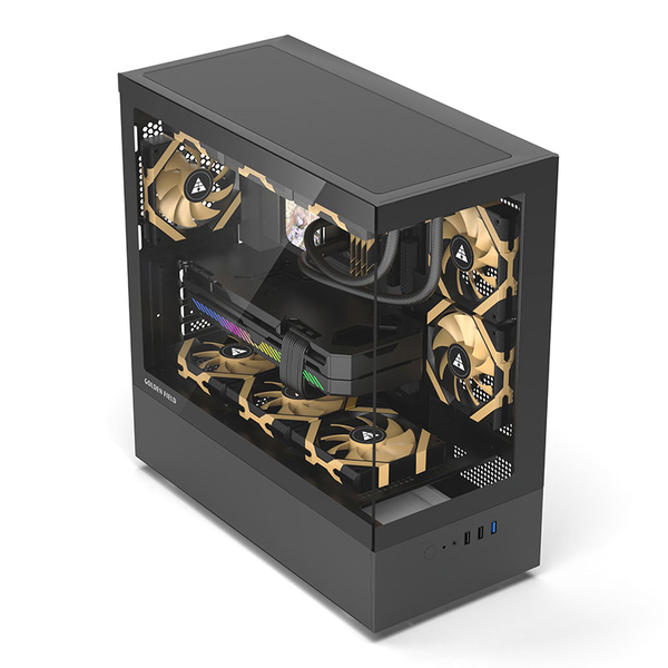 Case Máy Tính - Golden Field MTX360 Black / White