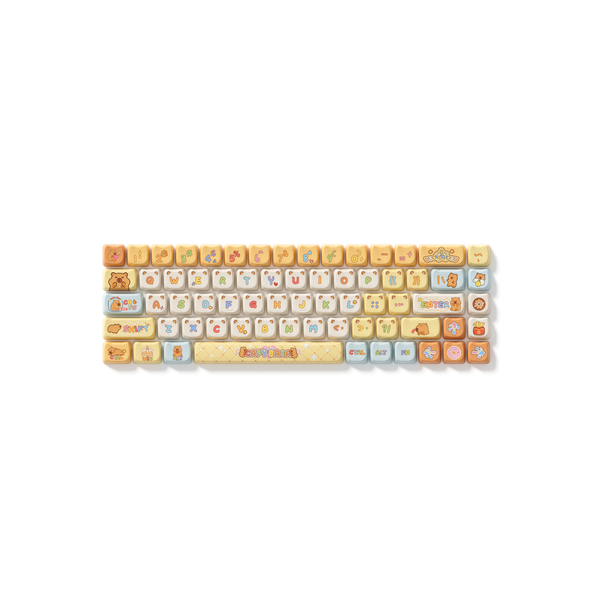 Akko Keycap Set - Capybara MAO ( PBT Dye-subbed / MAO Profile / 142 nút)