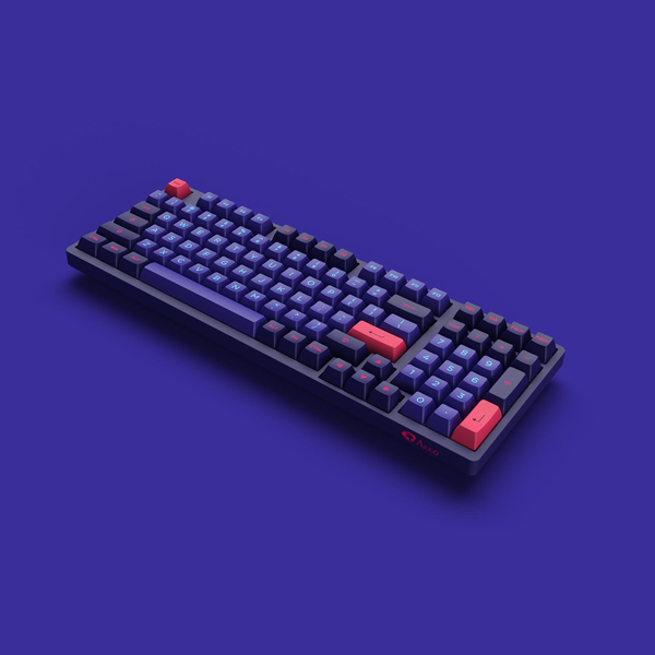 Bàn Phím Có Dây - Akko 3098 Neon (PBT Double Shot / Rainbow LED / ASA Profile)