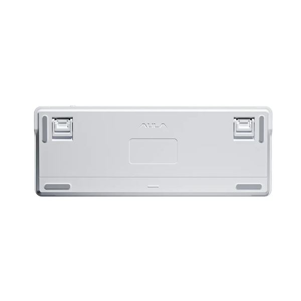 Bàn Phím Cơ Không Dây- AULA F87 White Green / 3 Mode / Grey Wood V3 Switch