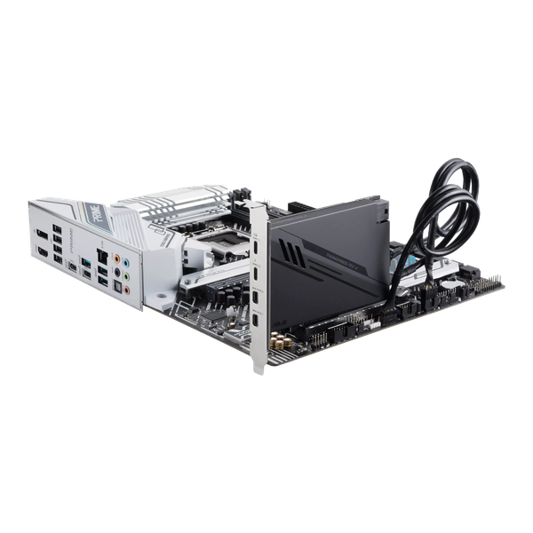 Thiết Bị Kết Nối Tín Hiệu - ASUS ThunderboltEX 4 Expansion card, Dual Thunderbolt™ 4 (USB‑C®) ports, DisplayPort™ 1.4, PCIe® 3.0 x4 interface