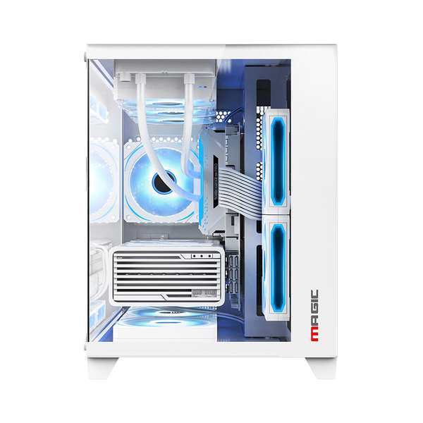 Case Máy Tính- Magic Aqua-M Ultra Pro (Đen/Trắng)