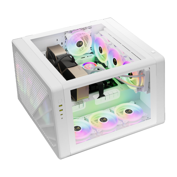 Case Máy Tính - Gamdias Neso P1 (White & White)