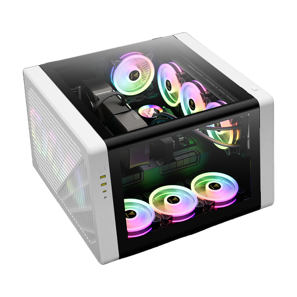 Case Máy Tính - Gamdias Neso P1 (Black & White)