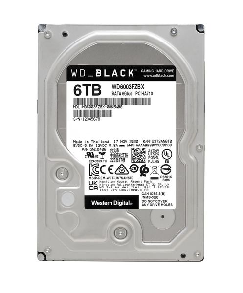 Ổ Cứng WD - 6TB / Black / 7200rpm