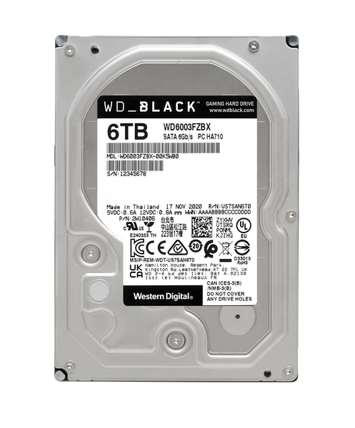 Ổ Cứng WD - 6TB / Black / 7200rpm