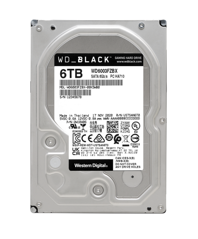 Ổ Cứng WD - 6TB / Black / 7200rpm