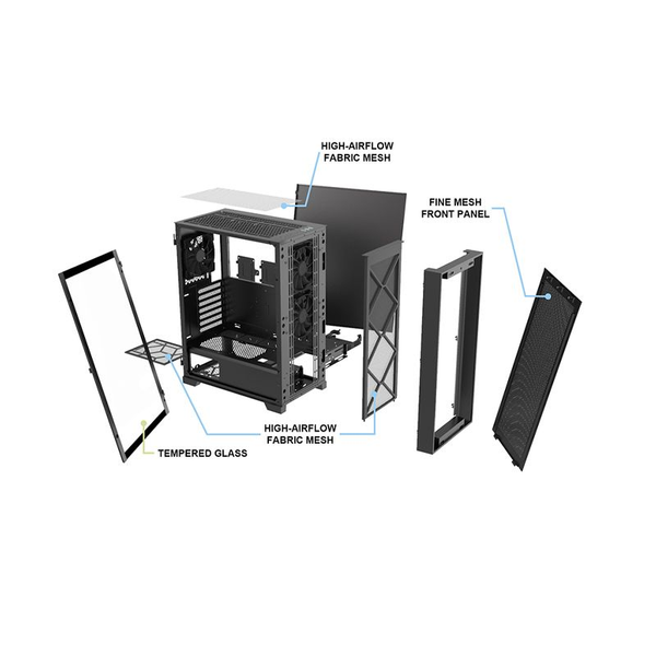 Case máy tính - Montech AIR 1000 Lite Black