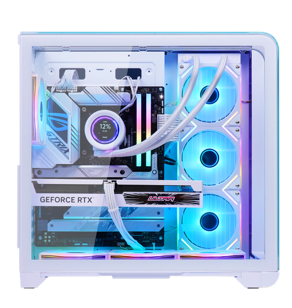 Case máy tính - MIK Barbatos | Đen | Trắng