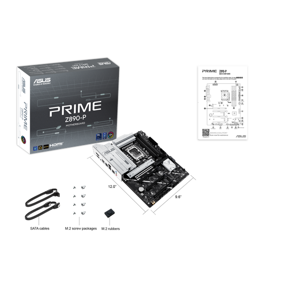 Mainboard - ASUS PRIME Z890-P (Intel Z890, Socket 1851, ATX, DDR5)